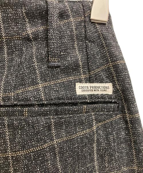 COOTIE（クーティー）COOTIE (クーティー) ウールチェックパンツ グレー サイズ:Sの古着・服飾アイテム