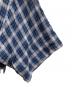 中古・古着 CALEDOOR (カレドアー) Panama Cloth Check Open Collar Shirt ブルー サイズ:S：8000円
