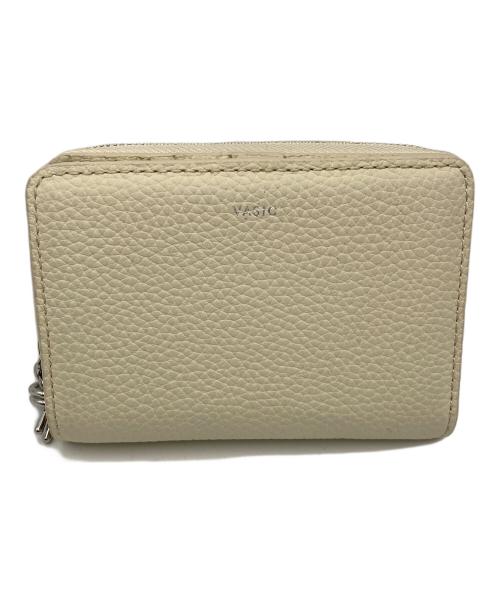 VASIC（ヴァジック）VASIC (ヴァジック) ラウンドファスナー財布 ベージュの古着・服飾アイテム