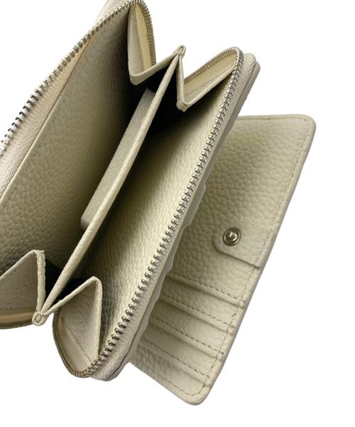 VASIC（ヴァジック）VASIC (ヴァジック) ラウンドファスナー財布 ベージュの古着・服飾アイテム