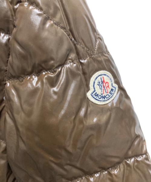 MONCLER（モンクレール）MONCLER (モンクレール) リバーシブルダウンジャケット ブラウン サイズ:3の古着・服飾アイテム