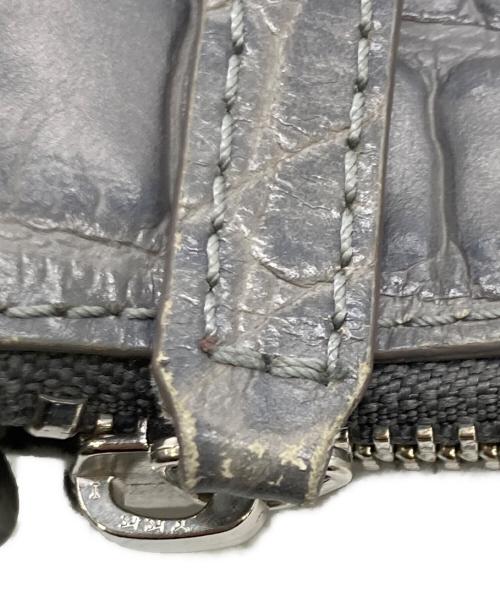 BYFAR（バイファー）BYFAR (バイファー) クロコワンショルダーバッグ グレーの古着・服飾アイテム