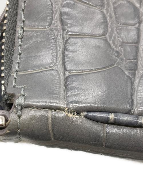 BYFAR（バイファー）BYFAR (バイファー) クロコワンショルダーバッグ グレーの古着・服飾アイテム