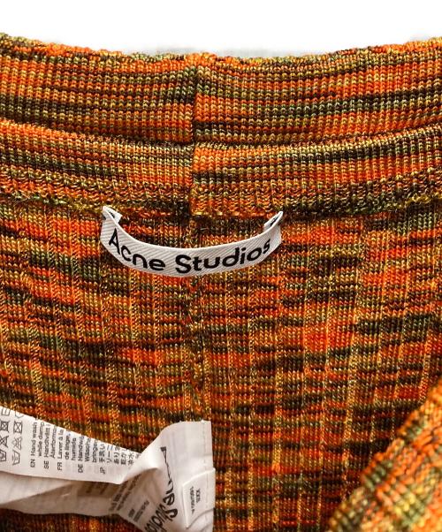 Acne studios（アクネ ストゥディオズ）ACNE STUDIOS (アクネ ストゥディオズ) ニットリブパンツ オレンジ サイズ:XXSの古着・服飾アイテム