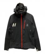 HAGLOFSホグロフス）の古着「Skarn Hybrid Jacket」｜ブラック