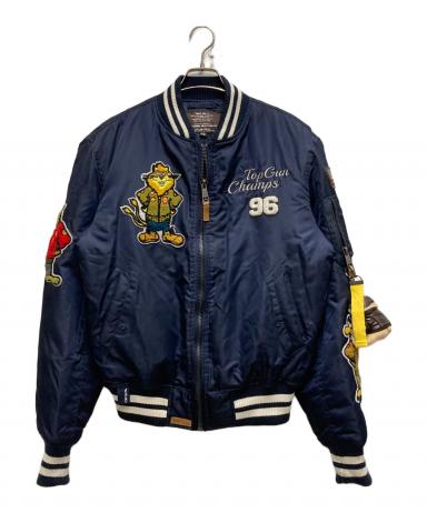 中古・古着通販】TOP GUN (トップガン) ワッペン付きMA-1フライト