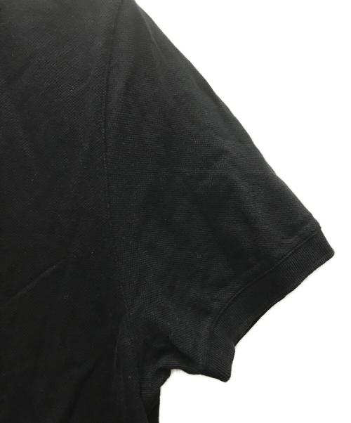 maison kitsune（アシッドメゾンキツネ）maison kitsune (アシッドメゾンキツネ) フォックスヘッド ポロシャツ ブラック サイズ:XLの古着・服飾アイテム
