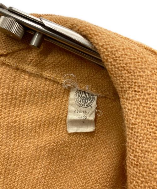 robert bruce（ロバートブルース）ROBERT BRUCE (ロバートブルース) 60's~70's  アクリル混カーディガン オレンジ サイズ:Lの古着・服飾アイテム