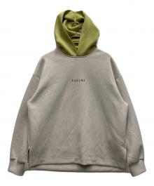 CULLNI（クルニ）の古着「Logo Embroidery Hoodie」｜グレー