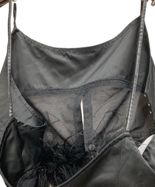 PRANK PROJECT（プランクプロジェクト）PRANK PROJECT (プランクプロジェクト) コンビネーションキャミソールダブルフェザーファー ブラック サイズ:FREEの古着・服飾アイテム