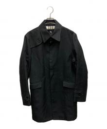 BURBERRY BLACK LABEL（バーバリーブラックレーベル）の古着「ステンカラーコート」｜ブラック