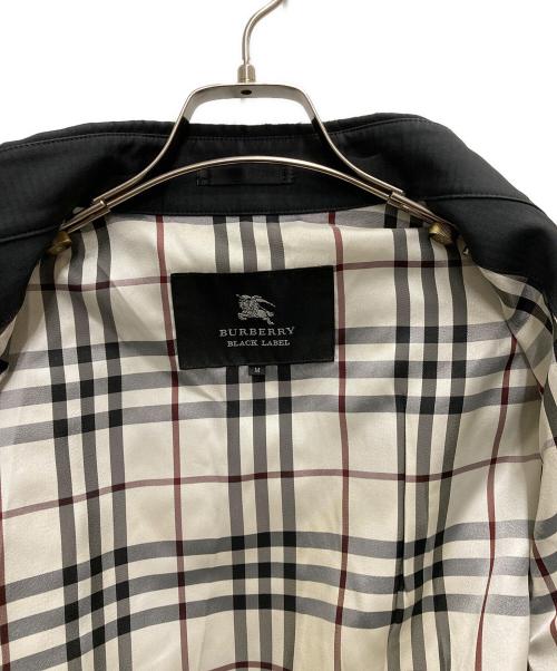 BURBERRY BLACK LABEL（バーバリーブラックレーベル）BURBERRY BLACK LABEL (バーバリーブラックレーベル) ステンカラーコート ブラック サイズ:Mの古着・服飾アイテム