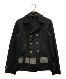 COMME des GARCONS HOMME PLUS（コムデギャルソンオムプリュス）の古着「スカル柄ジャケット」｜ブラック