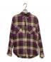 Hysteric Glamour（ヒステリックグラマー）の古着「チェックシャツ」｜パープル
