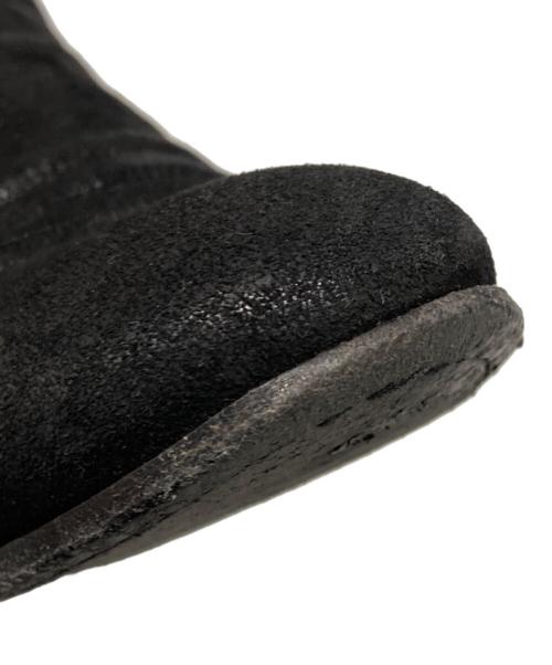 Saint Laurent Paris（サンローランパリ）Saint Laurent Paris (サンローランパリ) 型押しサイドゴアヒールブーツ ブラック サイズ:43の古着・服飾アイテム