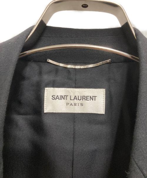 Saint Laurent Paris（サンローランパリ）Saint Laurent Paris (サンローランパリ) ウールダブルブレストセットアップ ブラック サイズ: JK;46 PT;46の古着・服飾アイテム