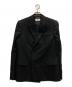 Saint Laurent Paris (サンローランパリ) ウールダブルブレストセットアップ ブラック サイズ: JK;46 PT;46：65000円