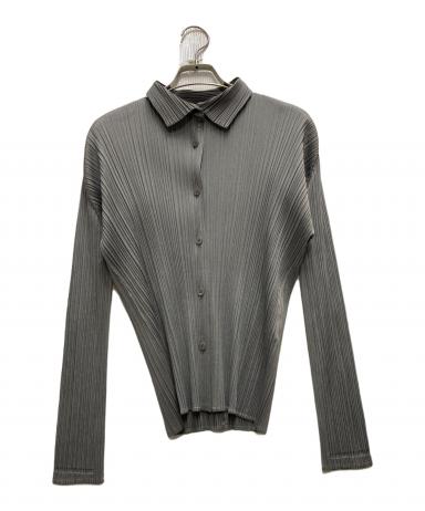 【新品タグ付き】　三宅一生PLEATS PLEASE T JULYダークグレー 中古・古着通販】PLEATS PLEASE (プリーツプリーズ) プリーツシャツ