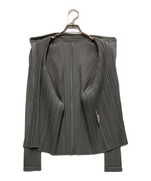 PLEATS PLEASE（プリーツプリーズ）PLEATS PLEASE (プリーツプリーズ) プリーツシャツ ブルー サイズ:3の古着・服飾アイテム