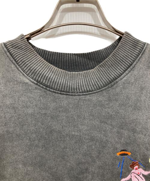 CARNE BOLLENTE（カルネボレンテ）Carne Bollente (カルネボレンテ) フェード刺繍スウェット グレー サイズ:Ｓの古着・服飾アイテム