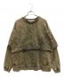PRANK PROJECT（プランクプロジェクト）の古着「Layered Pigment Sweatshirt」｜イエロー