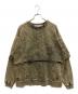 PRANK PROJECT（プランクプロジェクト）の古着「Layered Pigment Sweatshirt」｜イエロー