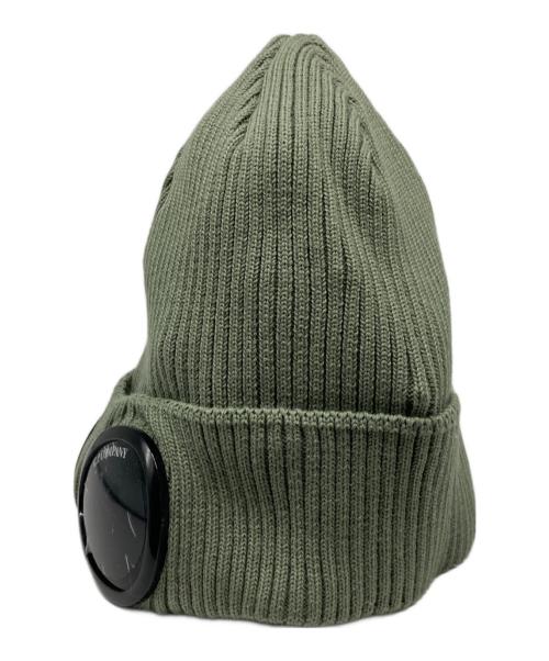 C.P COMPANY（シーピーカンパニー）C.P COMPANY (シーピーカンパニー) ゴーグルニットキャップ カーキの古着・服飾アイテム