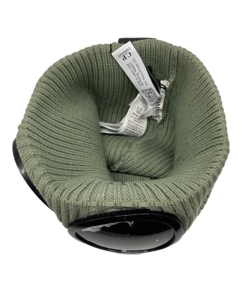 C.P COMPANY（シーピーカンパニー）C.P COMPANY (シーピーカンパニー) ゴーグルニットキャップ カーキの古着・服飾アイテム