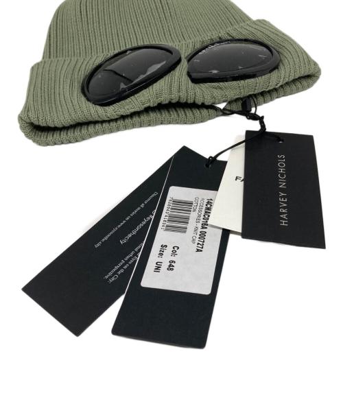 C.P COMPANY（シーピーカンパニー）C.P COMPANY (シーピーカンパニー) ゴーグルニットキャップ カーキの古着・服飾アイテム