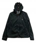 POLO RALPH LAURENポロ・ラルフローレン）の古着「90sジップパーカー」｜ブラック