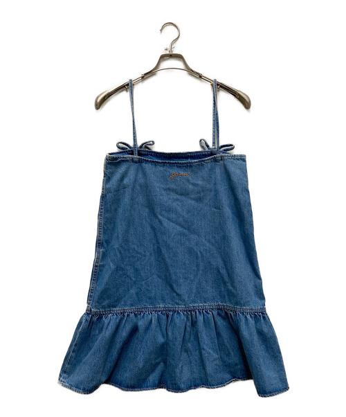 GANNI（ガニー）Ganni (ガニー) デニムキャミミニドレス インディゴ サイズ:34の古着・服飾アイテム