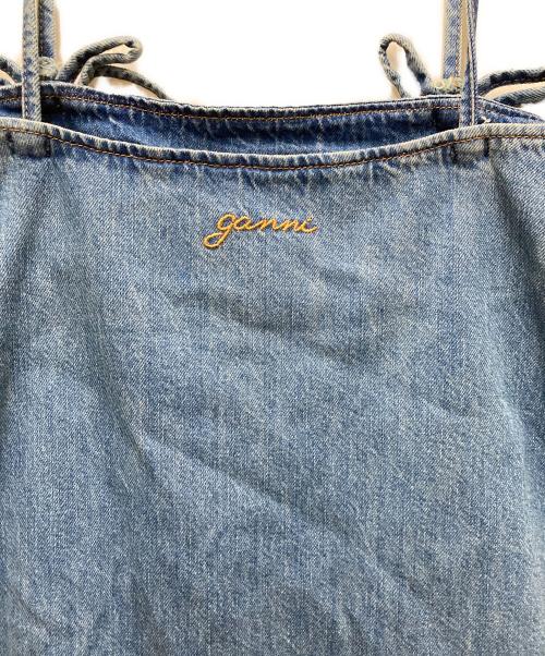 GANNI（ガニー）Ganni (ガニー) デニムキャミミニドレス インディゴ サイズ:34の古着・服飾アイテム