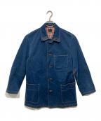 PAPASパパス）の古着「デニムカバーオール」｜ブルー