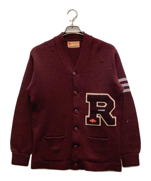 LETTERMAN'S（レターマンズ）LETTERMAN'S (レターマンズ) レタードカーディガン レッド サイズ:不明の古着・服飾アイテム