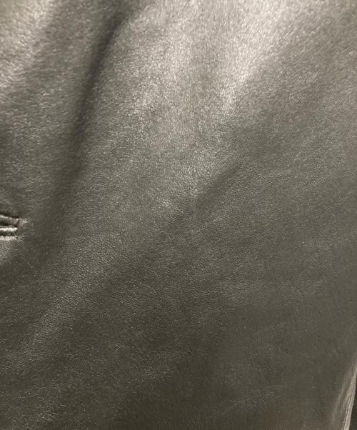 BURBERRY BLACK LABEL（バーバリーブラックレーベル）BURBERRY BLACK LABEL (バーバリーブラックレーベル) レザーコート ブラック サイズ:Ⅿの古着・服飾アイテム