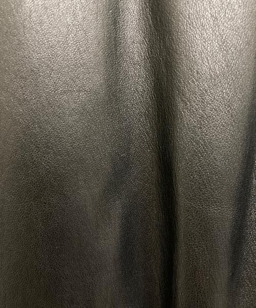 BURBERRY BLACK LABEL（バーバリーブラックレーベル）BURBERRY BLACK LABEL (バーバリーブラックレーベル) レザーコート ブラック サイズ:Ⅿの古着・服飾アイテム