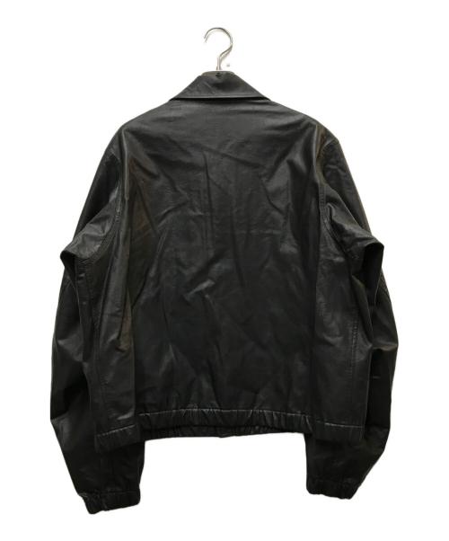 CONZ（コンズ）CONZ (コンズ) COMPACT BOMBER LEATHER JACKET ブラック サイズ:1の古着・服飾アイテム