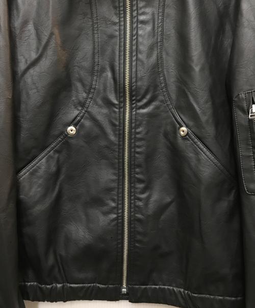 CONZ（コンズ）CONZ (コンズ) COMPACT BOMBER LEATHER JACKET ブラック サイズ:1の古着・服飾アイテム