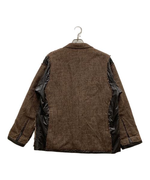 Rebuild by Needles（リビルドバイニードルス）Rebuild by Needles (リビルドバイニードルス) Tweed Jacket-Covered Jacket ブラウン サイズ:XSの古着・服飾アイテム