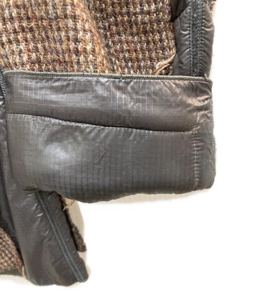 Rebuild by Needles（リビルドバイニードルス）Rebuild by Needles (リビルドバイニードルス) Tweed Jacket-Covered Jacket ブラウン サイズ:XSの古着・服飾アイテム