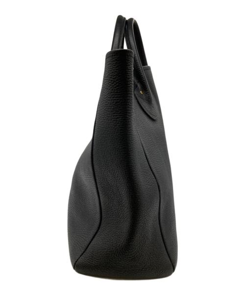 YOUNG & OLSEN The DRYGOODS STORE（ヤングアンドオルセン ザ ドライグッズストア）YOUNG & OLSEN The DRYGOODS STORE (ヤングアンドオルセン ザ ドライグッズストア) シボ革トートバッグ ブラックの古着・服飾アイテム