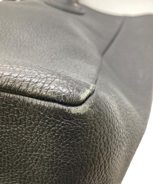 YOUNG & OLSEN The DRYGOODS STORE（ヤングアンドオルセン ザ ドライグッズストア）YOUNG & OLSEN The DRYGOODS STORE (ヤングアンドオルセン ザ ドライグッズストア) シボ革トートバッグ ブラックの古着・服飾アイテム