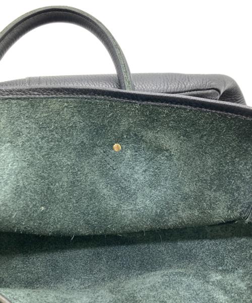 YOUNG & OLSEN The DRYGOODS STORE（ヤングアンドオルセン ザ ドライグッズストア）YOUNG & OLSEN The DRYGOODS STORE (ヤングアンドオルセン ザ ドライグッズストア) シボ革トートバッグ ブラックの古着・服飾アイテム