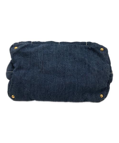 PRADA（プラダ）PRADA (プラダ) カナパファートートバッグ ネイビーの古着・服飾アイテム