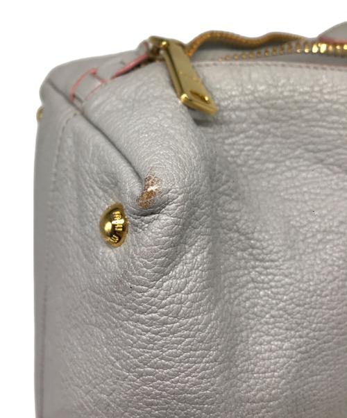 MIU MIU（ミュウミュウ）MIU MIU (ミュウミュウ) 2WAYショルダーバッグ グレーの古着・服飾アイテム