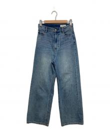 ARPEGE STORY（アルページュストーリー）の古着「ワイドデニムパンツ」｜ブルー