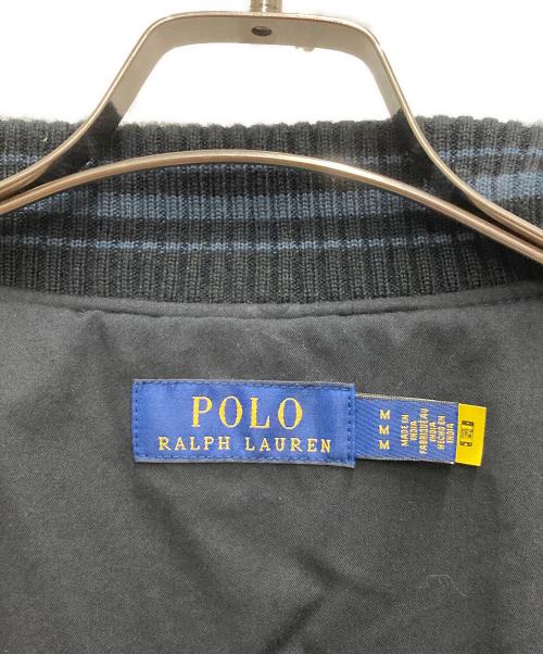 POLO RALPH LAUREN（ポロ・ラルフローレン）POLO RALPH LAUREN (ポロ・ラルフローレン) アイコニック レターマン ジャケット ブラック サイズ:Mの古着・服飾アイテム