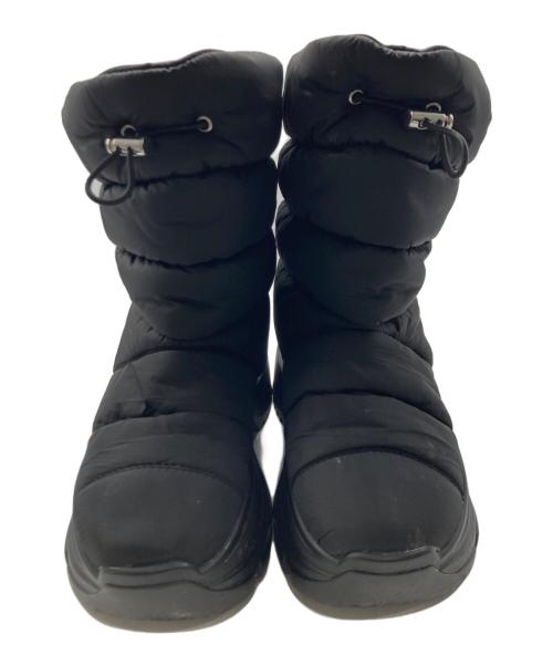 YELLO（イエロ）YELLO (イエロ) ナイロンショートブーツ ブラック サイズ:Lの古着・服飾アイテム