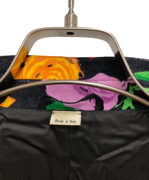 GUCCI（グッチ）GUCCI (グッチ) Ken scott (ケンスコット) フローラル総柄ジャケット ブラック サイズ:36 未使用品の古着・服飾アイテム