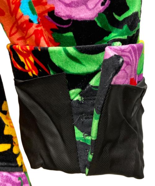 GUCCI（グッチ）GUCCI (グッチ) Ken scott (ケンスコット) フローラル総柄ジャケット ブラック サイズ:36 未使用品の古着・服飾アイテム